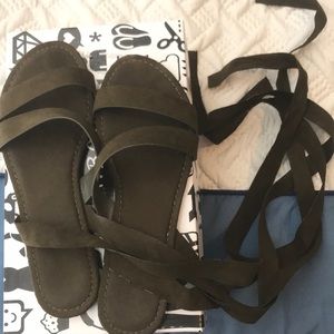 BAMBOO Sacred Lace Up Sandals